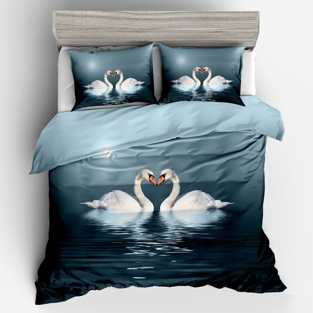best-swan-themed-bedding-sets